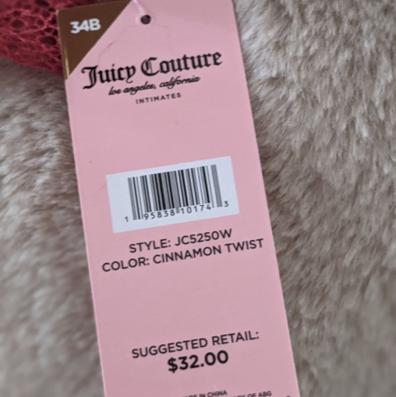 Juicy Couture Sexy Lace Push Up Bra 34B - Picture 15 of 15